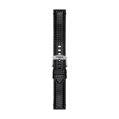 Tissot official black fabric strap lugs 20 mm