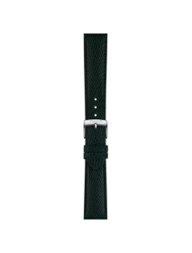 Front view of Tissot Επίσημο πράσινο συνθετικό λουράκι 18 mm
