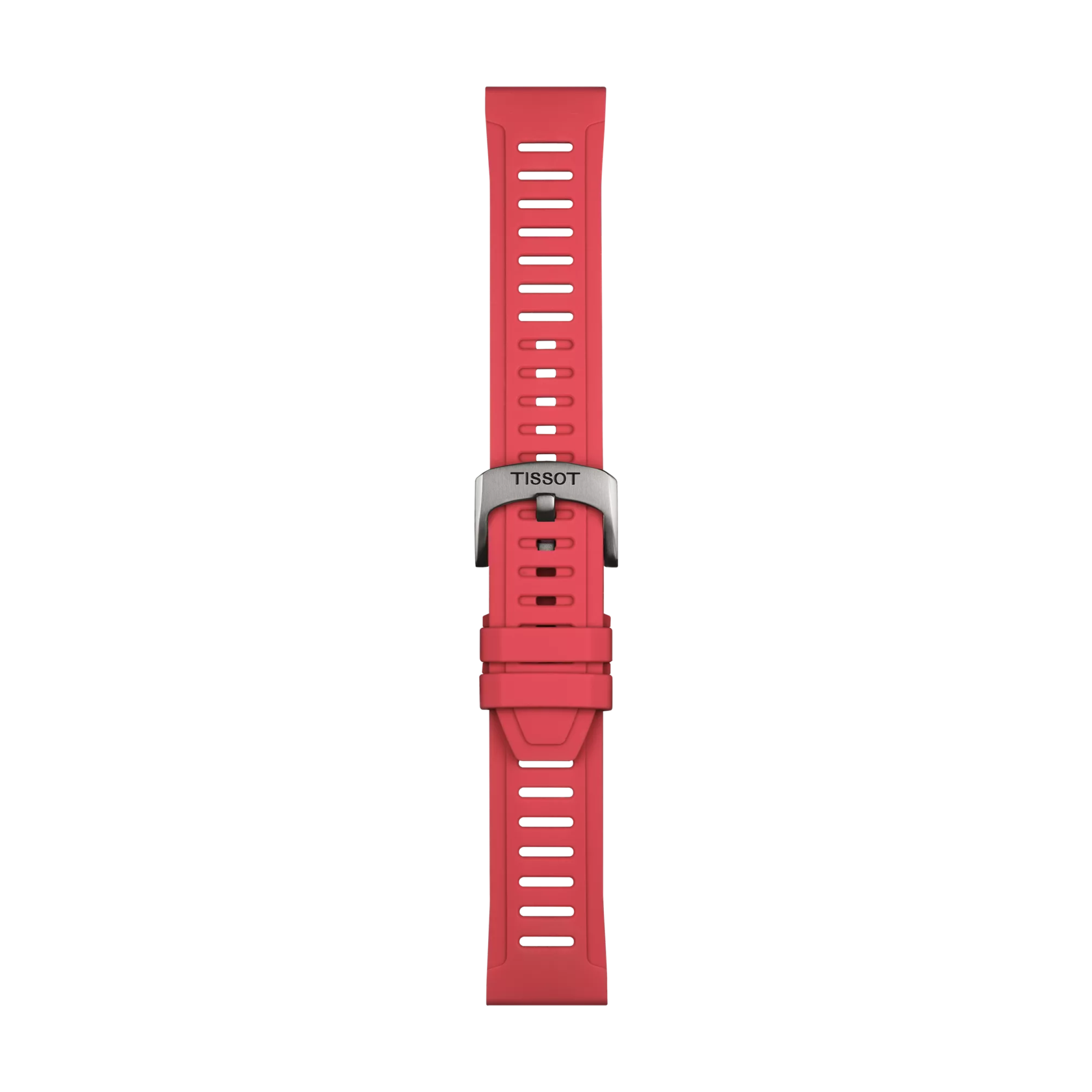 Tissot Official Red Silicone Strap Lugs 21 mm