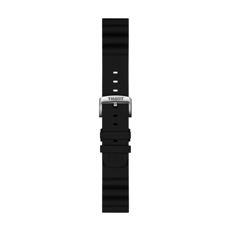 Tissot Official Black Silicone Strap Lugs 22 mm