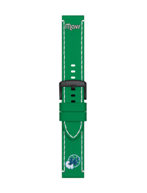 Tissot Official Green Leather Strap Lugs 22 mm