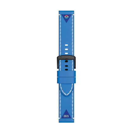 Tissot Official Blue Leather Strap Lugs 22 mm