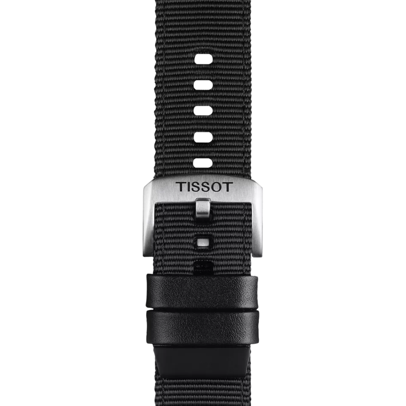 Correa negra textil oficial Tissot 22 mm