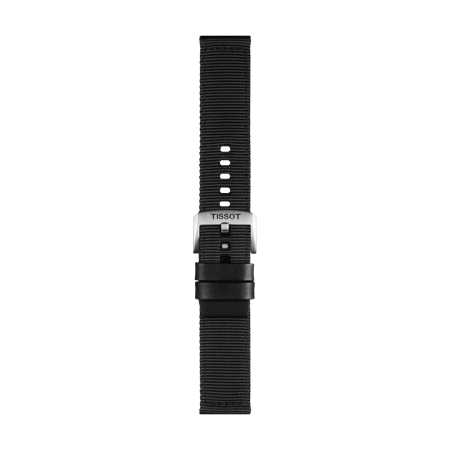 Tissot official black textile strap lugs 22 mm