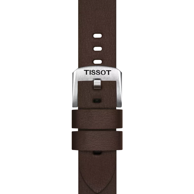 TISSOT オフィシャル ブラウン ストラップ 18 mm