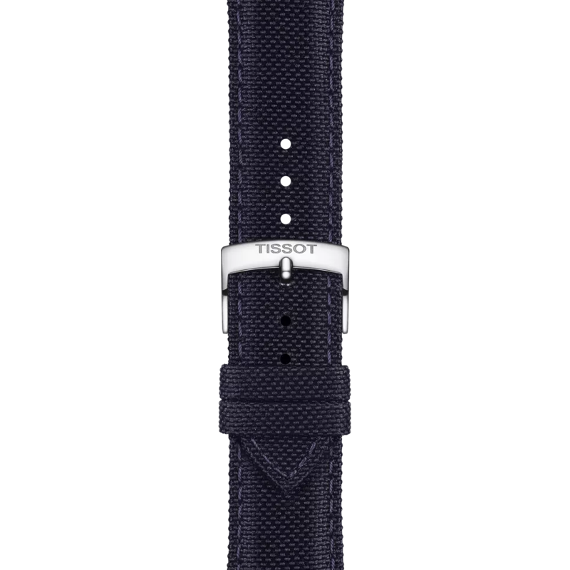 Tissot official blue fabric strap lugs 21 mm