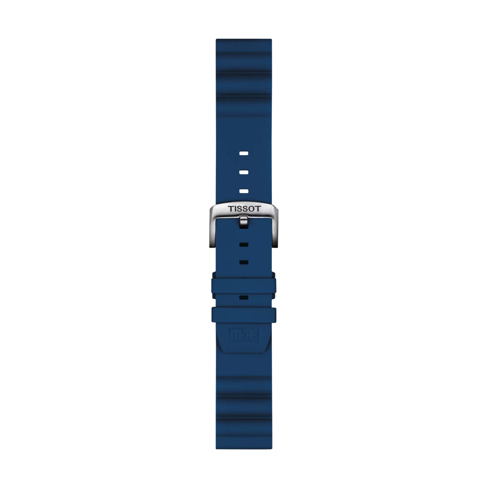 Tissot Official Blue Silicone Strap Lugs 22 mm