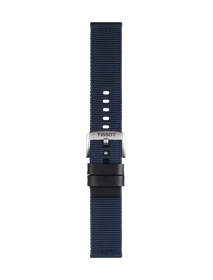 Tissot Official Blue Fabric Strap Lugs 22 mm