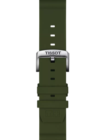 Zoom on Tissot Official Khaki Silicone Strap Lugs 22 mm
