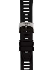 Zoom on Tissot Official Black Silicone Lugs 21 mm XS