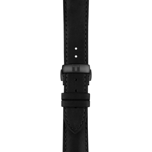 Zoom de la correa del reloj Tissot Chemin Des Tourelles Squelette