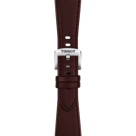 Zoom on Tissot Official Brown PRX 35mm Leather Strap