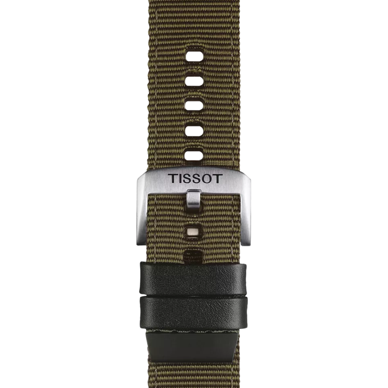 Correa kaki de tela oficial Tissot 22 mm