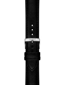 Zoom on Czarny wegański syntetyczny pasek Tissot 20 mm