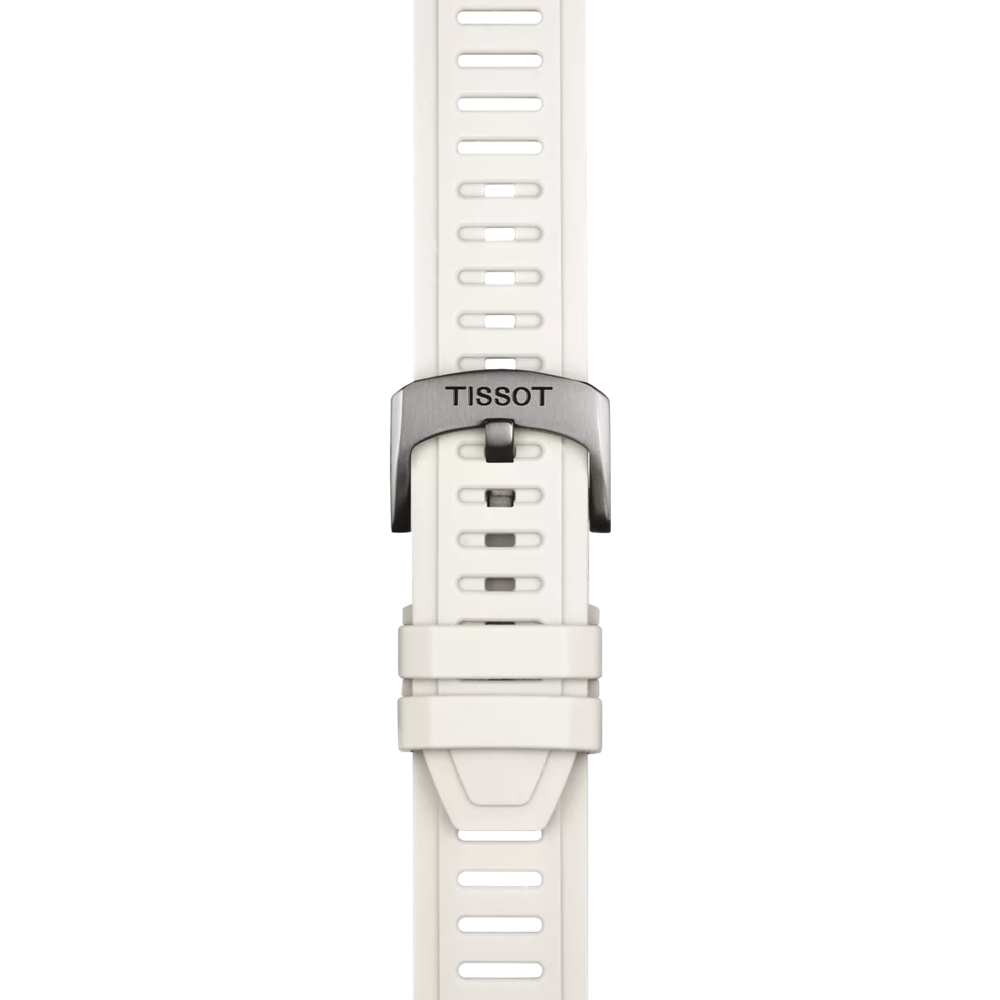 Tissot Official White Silicone Strap Lugs 21 mm