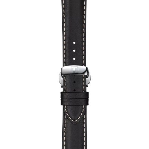 Zoom de la correa del reloj Tissot Gentleman Powermatic 80 Silicium Solid 18K Gold bezel
