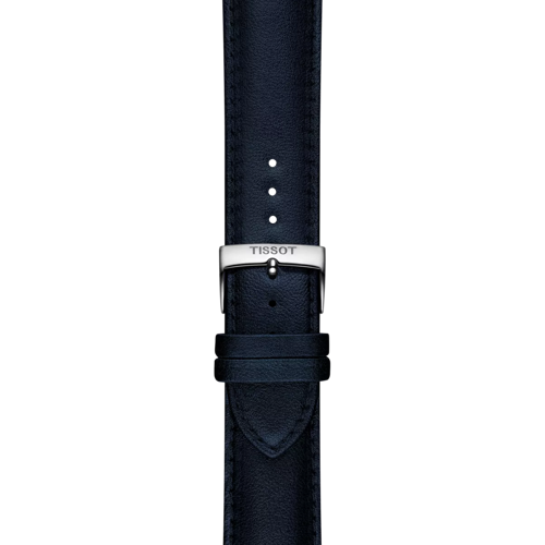 Zoom on Tissot Official Blue Synthetic Strap Lugs 22 mm