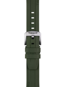 Zoom on Tissot Επίσημο χακί καουτσούκ λουράκι 20 mm