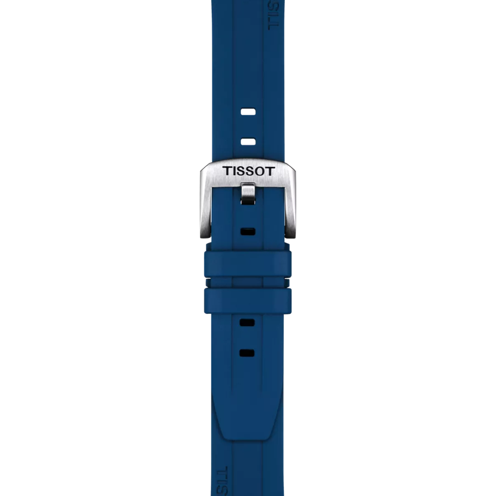 Tissot Official Blue Rubber Strap 20 mm