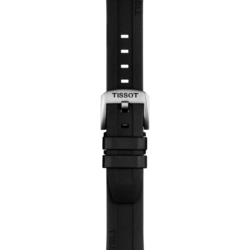 Tissot Official Black Rubber Strap 20 mm