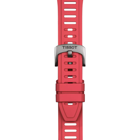 Tissot Official Red Silicone Strap Lugs 21 mm XS