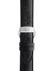 Tissot Official Black Leather Strap Lugs 19 mm