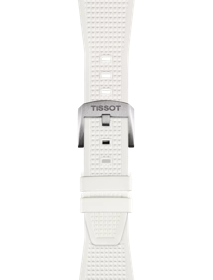 Bracelet Officiel Tissot PRX 40 mm Caoutchouc Blanc