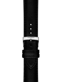 Zoom on Czarny wegański syntetyczny pasek Tissot 22 mm