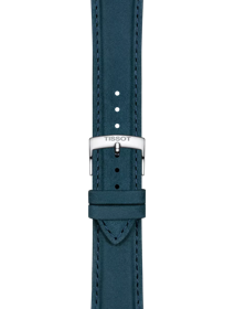 Zoom on ORIGINAL TISSOT LEDERARMBAND BLAU BANDANSTOSS 21 MM