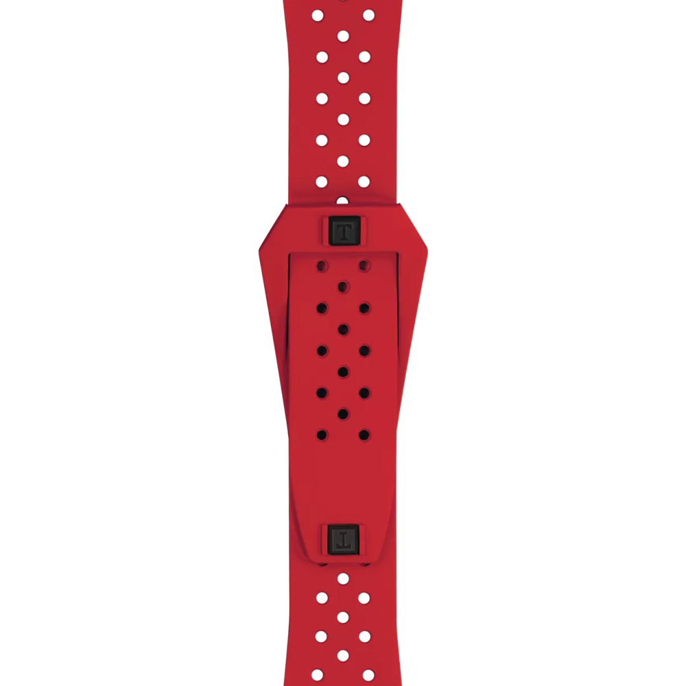 Tissot Official Red Sideral Rubber Strap