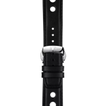 Zoom on Tissot Official Black Leather Strap Lugs 20 mm