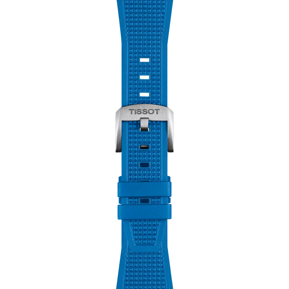 Tissot Official Blue PRX 40mm Rubber Strap