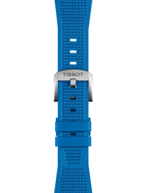 Zoom on Tissot Official Blue PRX 40mm Rubber Strap