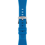 Zoom on Tissot Official Blue PRX 40mm Rubber Strap