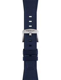 Zoom on Tissot Official Blue PRX 40mm Rubber Strap