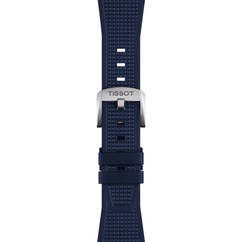 Zoom on Tissot Official Blue PRX 40mm Rubber Strap