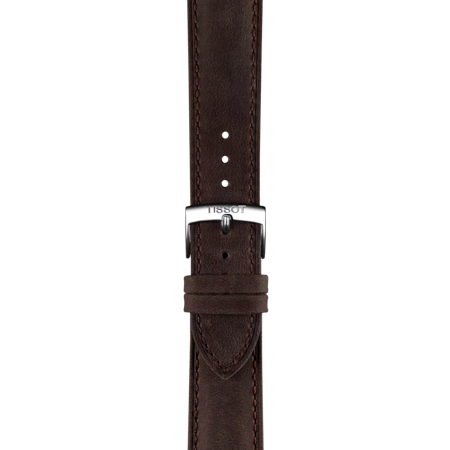 Tissot Official Brown Leather Strap 20 mm