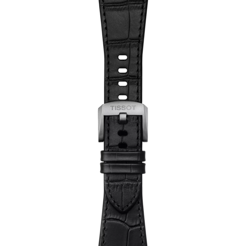 Zoom on Tissot Official Black PRX 40mm Leather Strap
