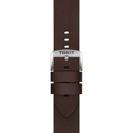 Tissot Official Brown Synthetic Strap 22 mm