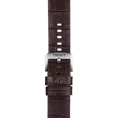 Officiële Tissot bruin lederen band 22 mm