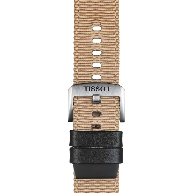 Correa beige de tela oficial Tissot 22 mm