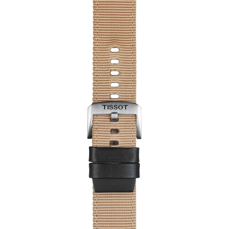 Tissot official beige fabric strap lugs 22 mm