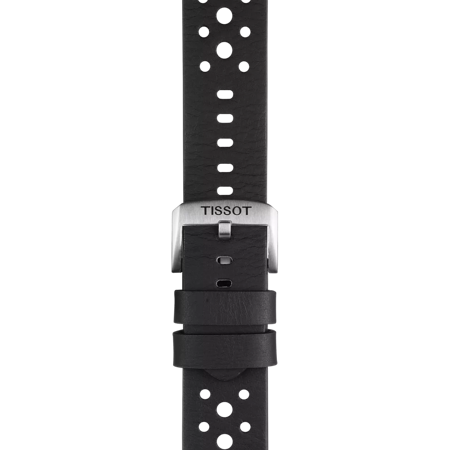 Tissot Official Black Leather Strap Lugs 22 mm