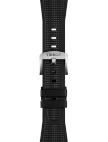 Zoom on Tissot Official Black PRX 40mm Rubber Strap