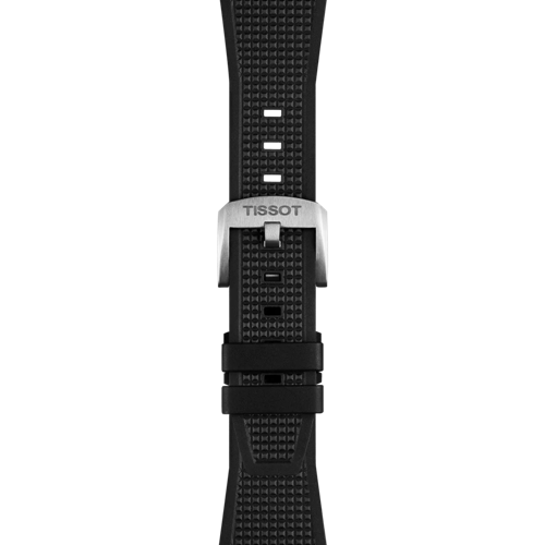Zoom on Tissot Official Black PRX 40mm Rubber Strap