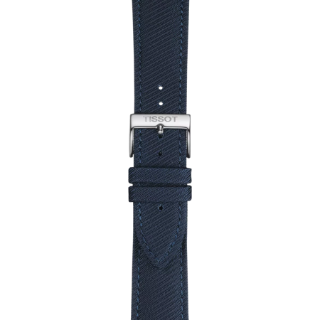 Tissot Official Blue Textile Strap Lugs 22 mm