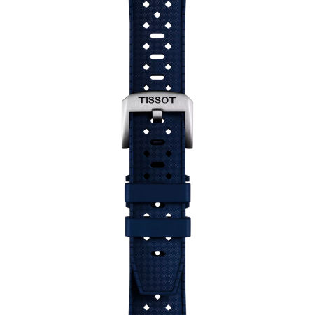 Tissot Official Blue Rubber Strap 20mm