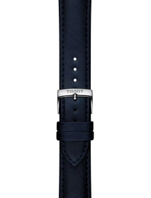 Zoom on Niebieski wegański syntetyczny pasek Tissot 20 mm