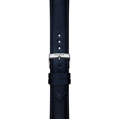Zoom on Tissot Officiële Blauwe Synthetische Vegan Band Lugs 20 mm