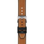Zoom on Tissot Official Light Brown Leather Strap Lugs 21 mm
